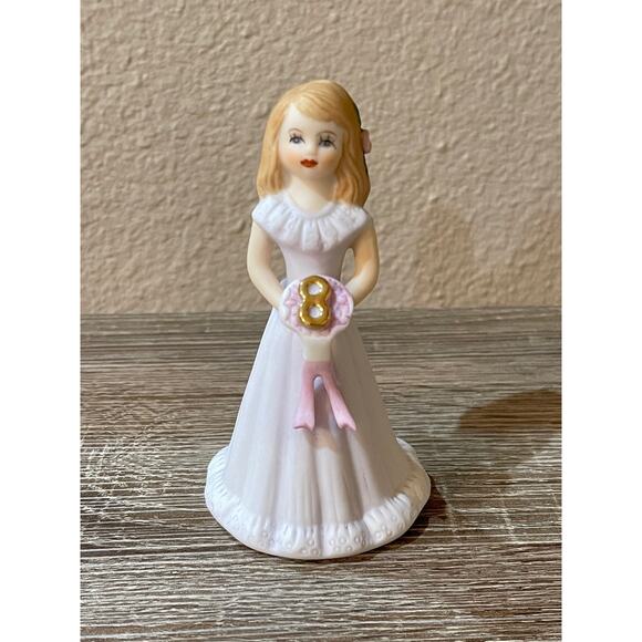 Vintage Enesco Girl Turning 8 - Picture 2 of 8